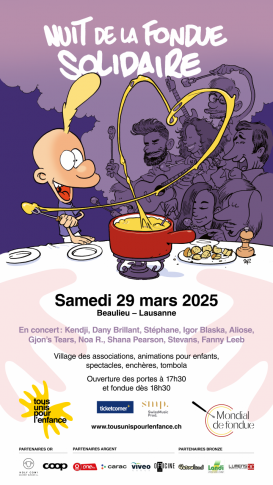 Nuit de la fondue solidaire 29 mars 2025 MdF-TUPE